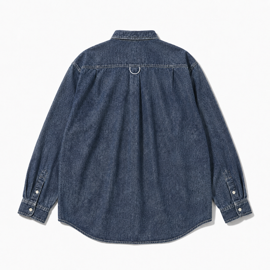 Utility L/S Shirt | Blue Denim