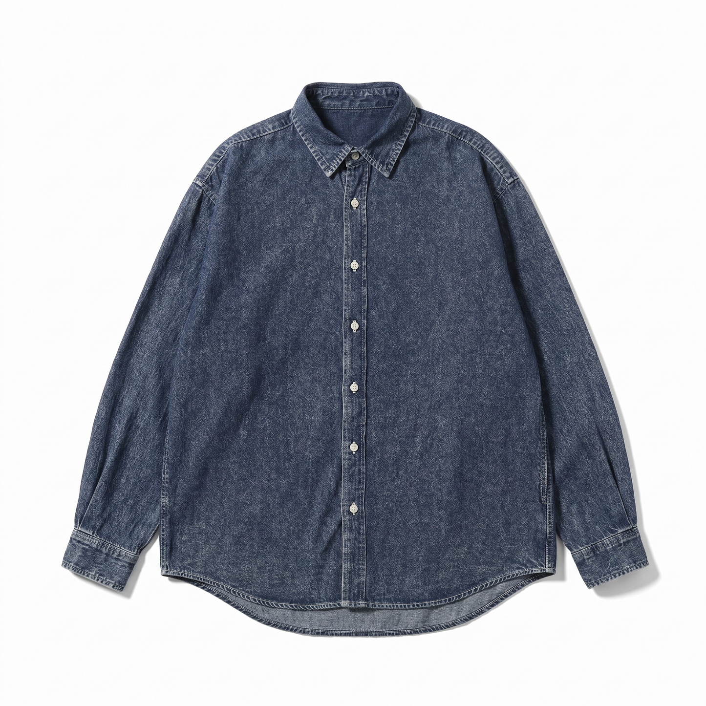 Utility L/S Shirt | Blue Denim