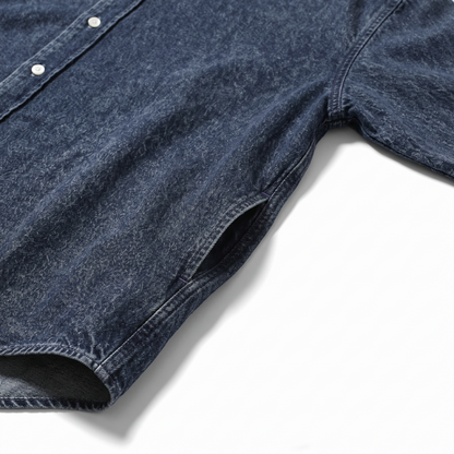 Utility L/S Shirt | Blue Denim