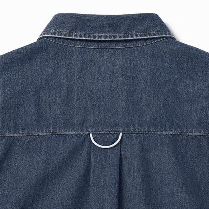 Utility L/S Shirt | Blue Denim