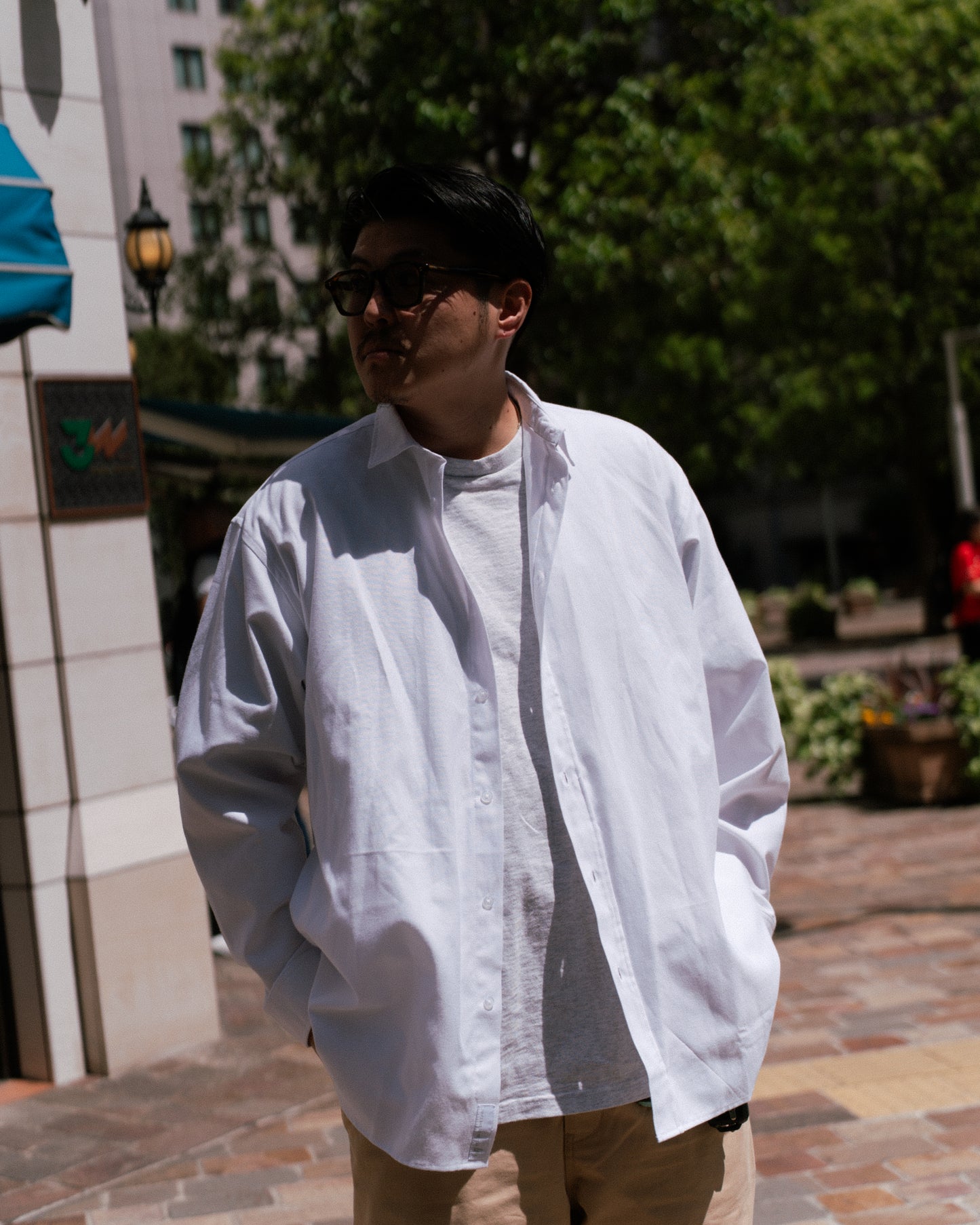 Utility L/S Shirt | White