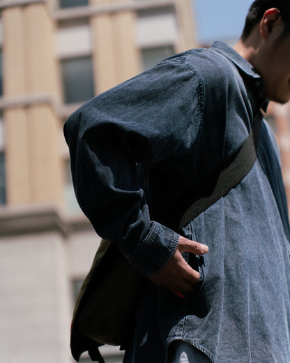 Utility L/S Shirt | Blue Denim