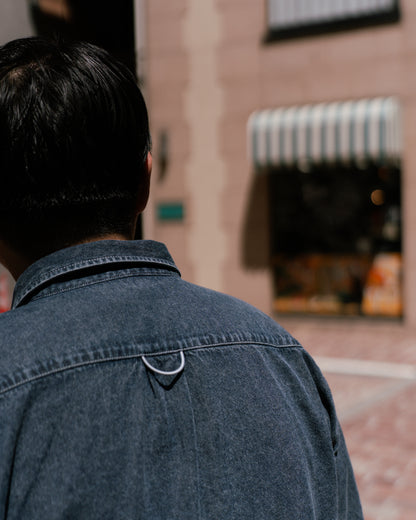 Utility L/S Shirt | Blue Denim