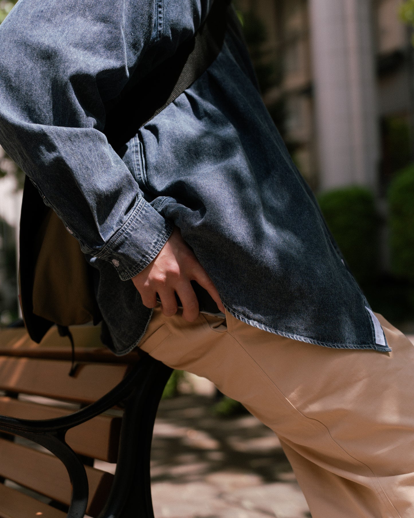 Utility L/S Shirt | Blue Denim