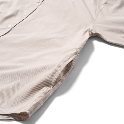 Utility L/S Shirt | Beige Stripe